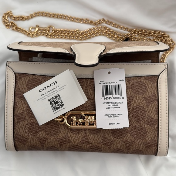 Coach Jade Chain Crossbody in Signature Canvas - Picture 7 of 11
